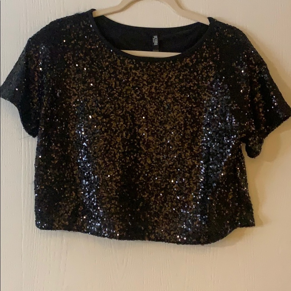 VIctoria secret sport sequins crop top